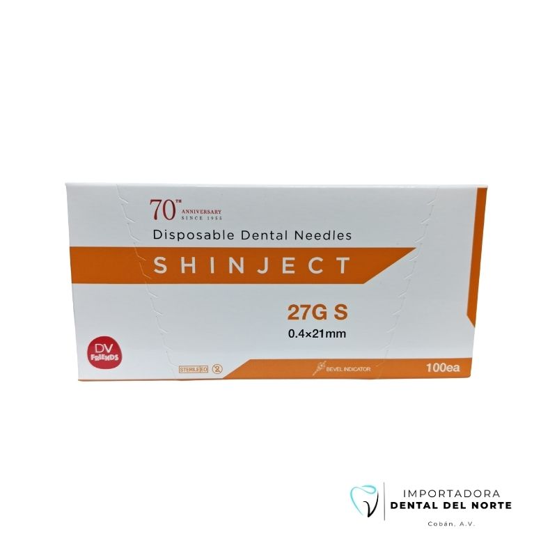 AGUJA SHINJECT KOREA 100U - 27 CORTO