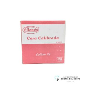 Cera Calibrada Rosada #24 caja 25u