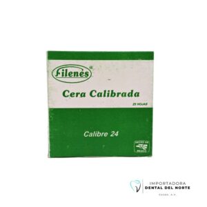 Cera Calibrada Verde #24 caja 25u